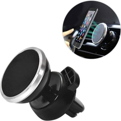 Car Magnetic Phone Holder Universal 360-Degree Rotating Magnet Car Smart Mobile Phone Holder For Navigation Air Outlet And Car