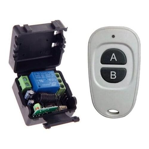 NEW 315MHz 433MHz DC 12V 10A RF Wireless Mini Switch Relay Receiver Remote Controllers For Light