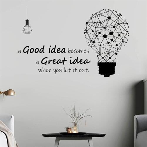 Office Wall Art Decal Teamwork Business Success Work Idea Inspiration Office Decor Motivation Vinyl Sticker Decals ov181