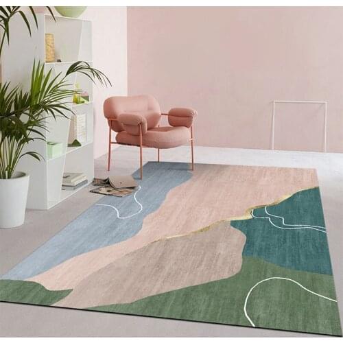 Modern 3D Geometric Big Area Rugs Carpets for Living Room Bedroom Non-slip Home Decoration Washable Kichen Floor Mats Doormat