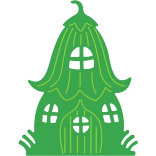 Pumpkin Fairy House Metal Cutting Dies Stencil For Diy Scrapbooking Cards Crafts Embossing Decoration New 2019 Dies Cut Knife