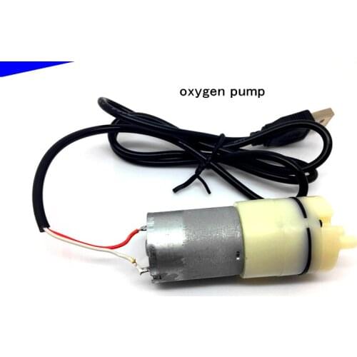 Vacuum pump Negative pressure Air pump DC 6V Water suction pump For Outdoor fishing for Increasing oxygen USB LY370CPM