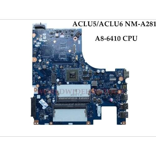 High quality Brand New Laptop Motherboard for Lenovo G50-45 ACLU5/ACLU6 NM-A281 A8-6410U DDR3 100% Fully Tested