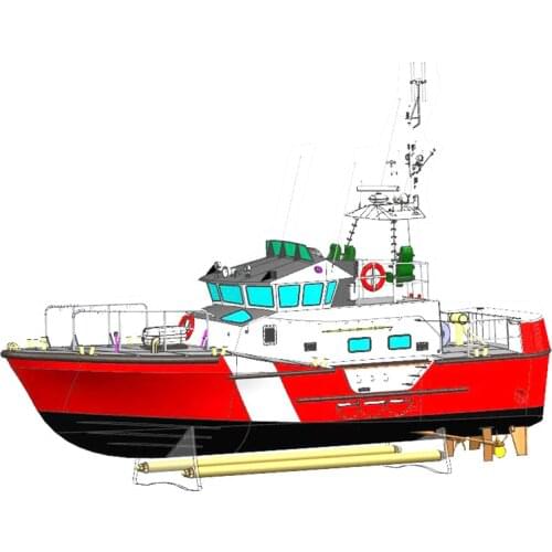 1/18 817mm COASTGUARD US Coast Guard Boat RC Assembled Remote Control