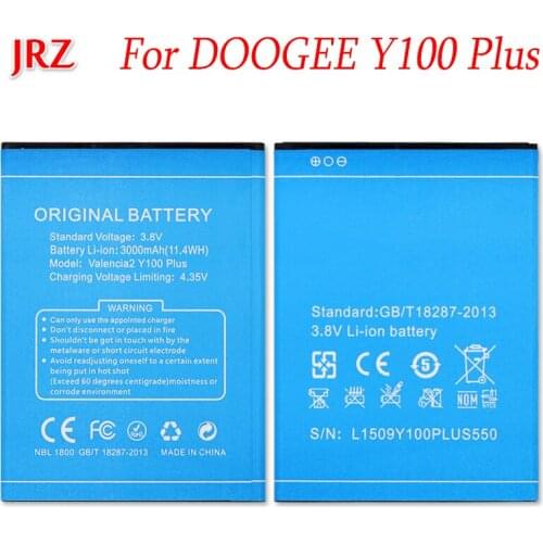 10PCS/LOT For Doogee Y100 Plus Battery 3000mAh Batterie Bateria Accumulator AKKU