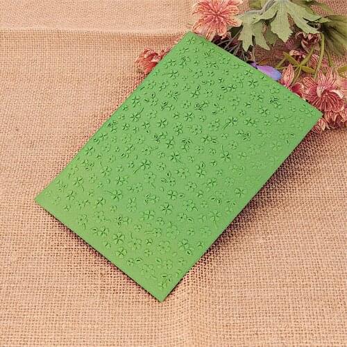 15x15 Lovely Flower Embossing Folders Plastic Halloween Scrapbooking DIY Template Fondant Cake Photo Album Christmas Card Making