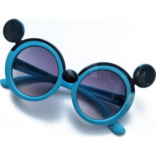 2 Pcs/Set Anti-UV Cartoon Glasses Knotted Bow Printing Headband Children Baby Sunglasses Hair Band Kit Kids Photo Props Gifts