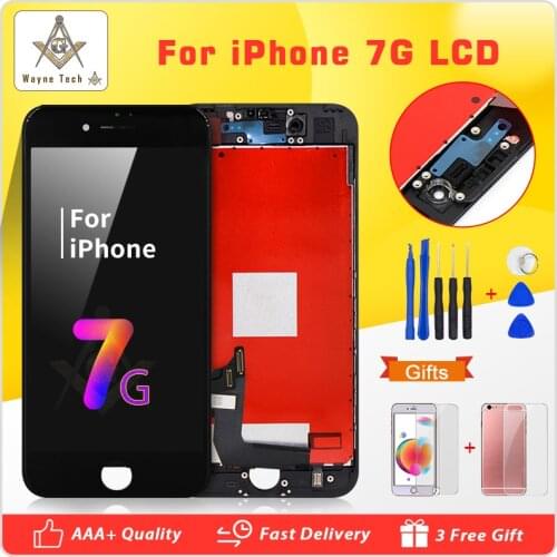 AAA For iPhone 7G LCD With 3D Force Touch Screen Assembly 100% Finger Print Tested Replacement Display Free Shipping