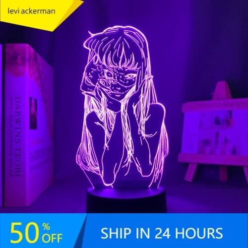 Anime 3d Lamp Junji Ito Collection Tomie for Bedroom Decor Nightlight Birthday Gift Manga Junji Ito Collection Led Night Light