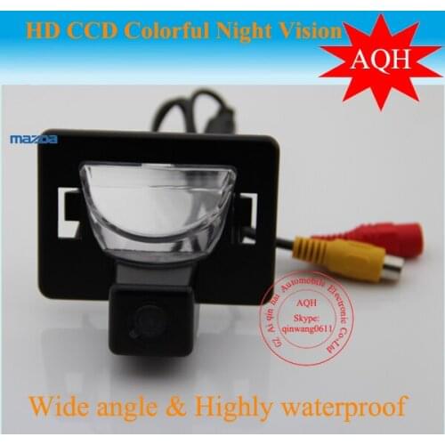 Car rear camera car monitor parking system backup viewer reversing monitor rearview camera for Mazda5 M5 night vision