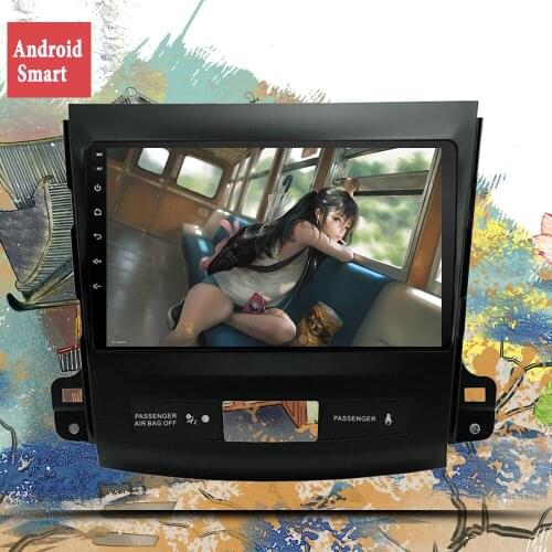 Car DVD Multimedia player For Mitsubishi Outlander XL 2005-2014 2din Android 10.0 Radio Tape Recorder Navigation GPS Head Unit