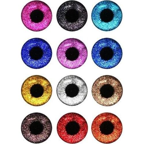 10 Pair Glass Doll Eyes DIY Crafts Eyeballs for Dinosaur Animals Eye Accessories P31B