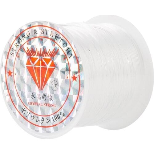 Hot Sale Plastic Crystal Diy Beading Stretch Cords Elastic Line Jewelry Making Supply Wire String Jeweleri Thread String Thread