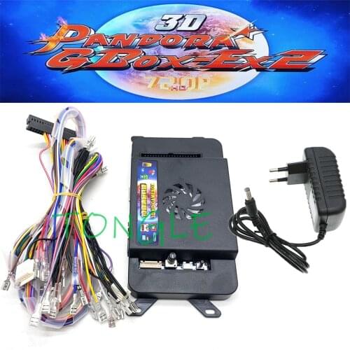 2021 New 3D Pandora GBOX EX2 4300 In 1 Family Version Box Arcade Game Board Console PCB 720P VGA+HDMI Video Game USB Controller