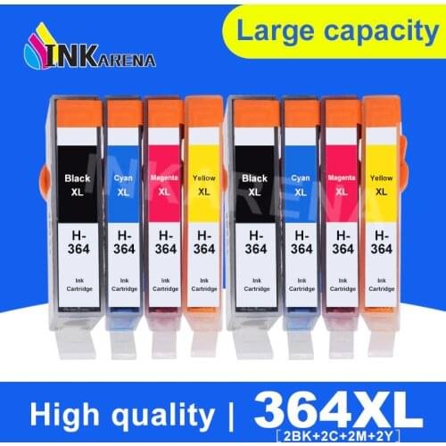 INKARENA Compatible 364XL 364 XL Color Ink Cartridge for HP Photosmart 6525 7510 7515 7520 B010a B110a B110c B110e B111a Printer