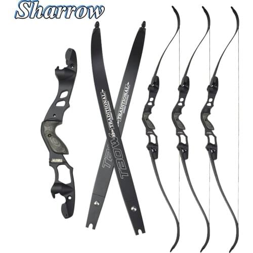 63inch 30-55Ibs Archery Recurve Bow American Hunting Bow Traditional Long Bow ILF Interface Gordon Maple Laminated for Shooting