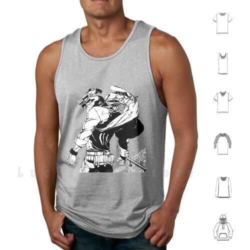 No Guns Life Tank Tops Vest Sleeveless Cartoon Anime Manga Comic Geek Indie Alternative Hard Boiled Gun Detective Nerd Rock