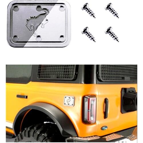 DJ TRAXXAS TRX4 Bronco Metal Fuel Tank Cap Simulation Fuel Tank Cap Refueling Cap TRX-4 RC Car Upgrade Accessories Rc Carros