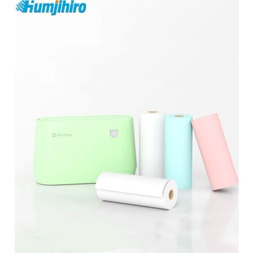 Mini PeriPage Thermal Printer A9S-MAX Paper Stickers Thermal Photo Paper Stickers 77x30mm Color Photo Paper Roll