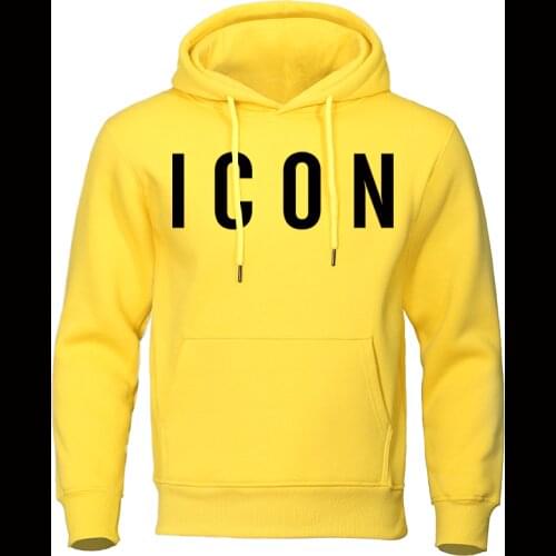 Icon Print Mens Hoodies 2019 Autumn Winter Sweatshirt Hot Sale Fashion Hoodie Casual hip hop Sweatshirt Autumn New Men Tracksuit