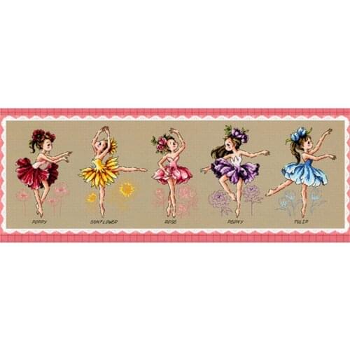 G115 Stich Cross Stitch Kits Craft Packages Cotton Fabric Floss Counted New Designs Needlework Embroidery Cross-Stitching