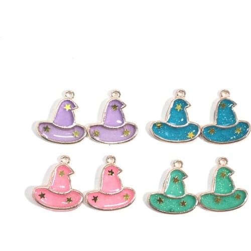 Novelty earrings Korean earrings weird jewelry magic hat Halloween dripping alloy jewelry accessories earrings wholesale