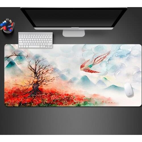 Super Hot Chinese Modern Retro Style Mouse Pad High Quality PC Gaming Computer XL Mousepad Big Desk Mat Gaming Mouse Of Mats