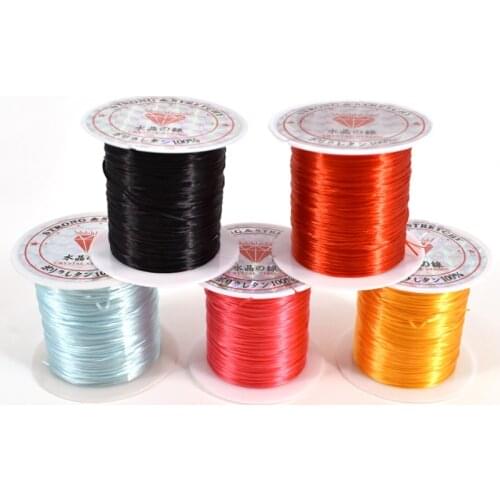 0.5mm Colors Strong Stretchy Elastic Beading Wire Cord String Thread 20meter For Jewelry Making DIY Bracelet Accessories