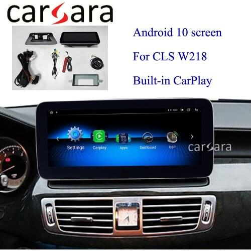 Radio Modify for Mercedes W218 Android 10 Navigation CarPlay After Market Screen Support CLS Class 10 11 12 13 14 15 16