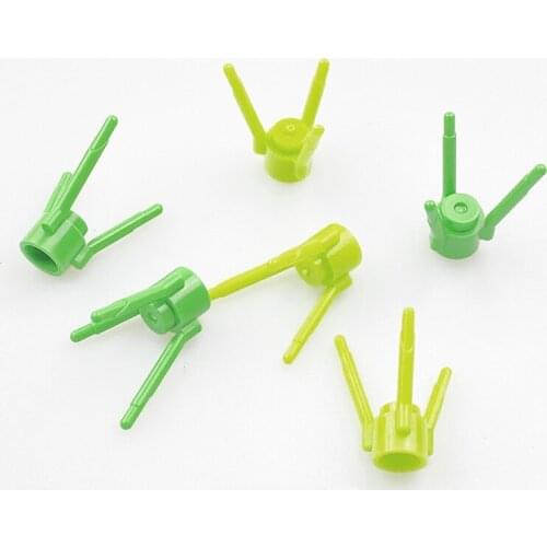 Guduola MOC Building Block Plant Stalk (3741) DIY Scene Parts for 95831 Small flower with hole handle Brick 100pcs/lot