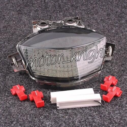 Smoke Integrated Tail Light for KAWASAKI NINJA 650R 06-07 ER-6 06-08