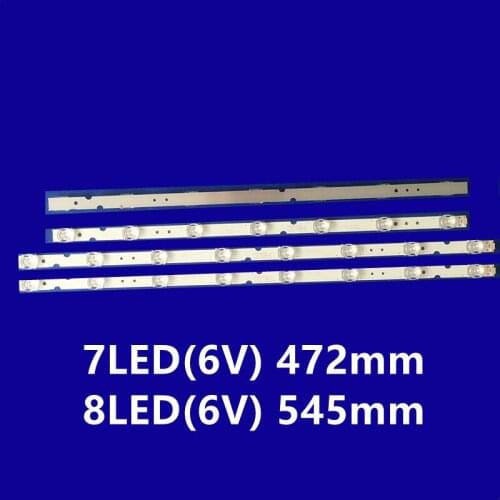 10set=40pcs LED backlight strip For TCL 55P65US 55U3800C 55P65 55D6 55F6 4C-LB5508-HR03J PF02J LB5507 55HR330M07B2 55HR330M08A2