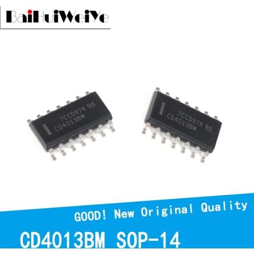 10PCS/LOT CD4013BM CD4013 4013BM CD4013BM96 SOP14 New Original IC amplifier chip Good Quality Chipset SOIC-14