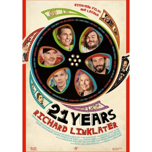 21 Years: Richard Linklater Movie Art print Silk poster Home Wall Decor
