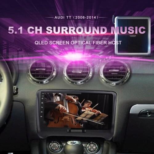5.1 CH HIFI MUSIC Car DVD for AUDI TT 2006-2014 Car Radio Multimedia Video Player Navigation GPS Android 10.0 double din