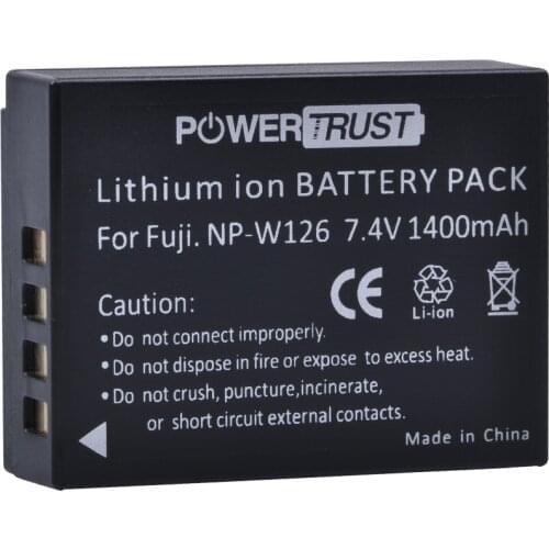 1x 1400mAh NP-W126 NP W126 Camera Battery For Fuji X100F XT20 XPro1 Pro2 XE1 XE2 XA1 XA2 XT2 XT10 XM1 XM2 XT1 HS33 30 35 50