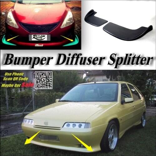 Car Splitter Diffuser Bumper Canard Lip For Citroen C ElyseeTuning Body Kit / Deflector Car Fin Flap Chin For Body Reduce