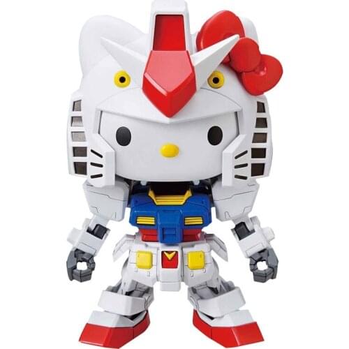 Bandai Gundam Assembling Model Toy SDEX Q BB Warrior RX-78-2 Original Ancestor of Kitty Cat 5058924
