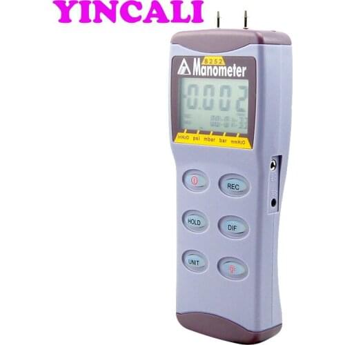 Digital Manometer AZ8252 High-precision Pressure Gauge Differential Pressure Meter Vacuum Gauge Tester Measuring Range 2psi