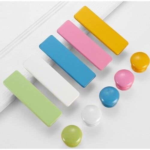 Children Wooden Door Handles Kitchen Cabinet Knobs And Handles Furniture Wardrobe Cupboard Handle Concise Drawer Knobs Pulls