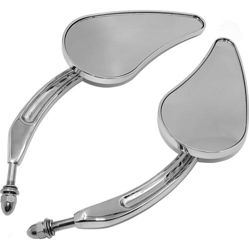 For Harley davidson CVO Road King Softail Street Glide Fat Bob aftermarket free shipping motorcycle parts Custom Tailfin Mirrors