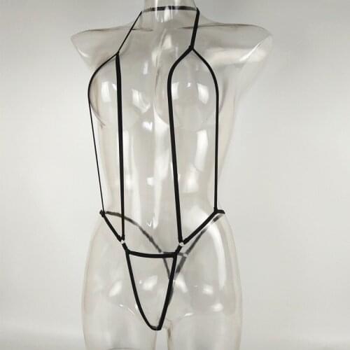 Extreme Sexy One Piece Lingerie Bandage Teddy Open Crotch Erotic Bodysuit Jumpsuit Bathing Underwear Night Club Thong G String