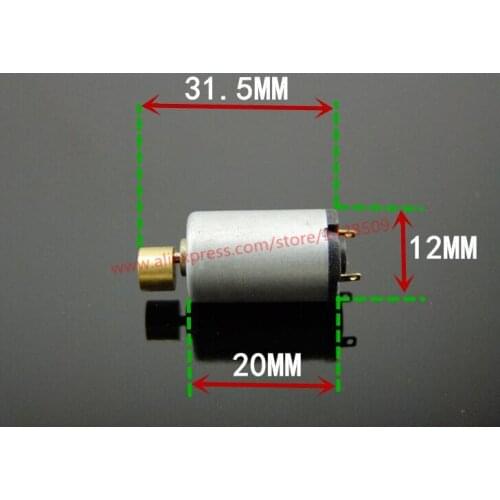 High Quality DC 1.5-6V 3000-5000RPM Output Speed Electric Mini Vibration Motor with Copper shock head
