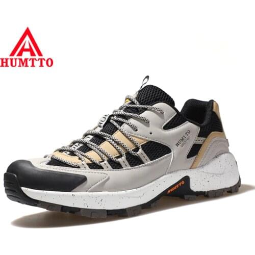 HUMTTO Waterproof Sneakers for Men Sport Luxury Designer Man Trainers Running Shoes Brand Non-Leather Outdoor Casual Shoes Mens