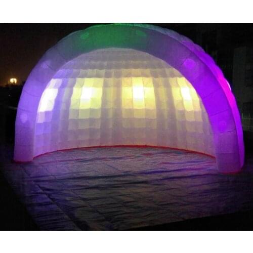 Deft inflatable half dome canopy,classical luna tent,hemispherical tent,trade show inflatable dome tent for grand events