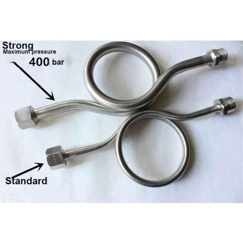 Stainless steel pressure gauge buffer tube Condensing table elbow