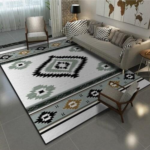 Nordic Geometric Carpets For Living Room Bedroom Area Rugs Anti-slip Large Size Floor Mat Home Decor Tapetes para sala de estar