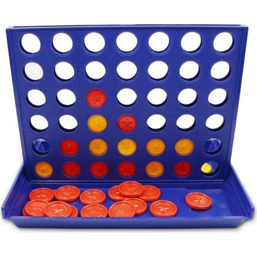 Connect Yellow/Red Four In A Row 4 In A Line Board Funny Family Parties Classic Bingo Games Entertainment Best Gift