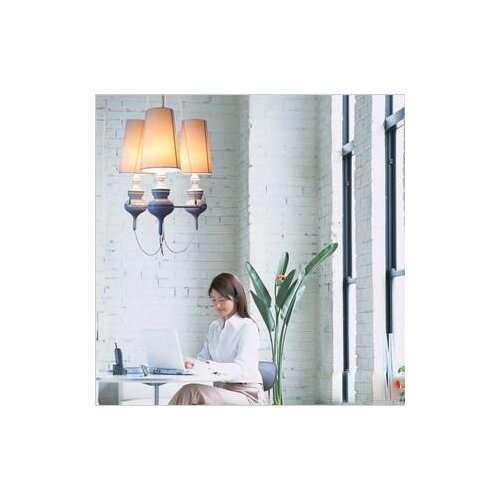 Post Modern White Gold Guards Chandeliers Hotel Bedrooms 3 Head Lamp deco chambre