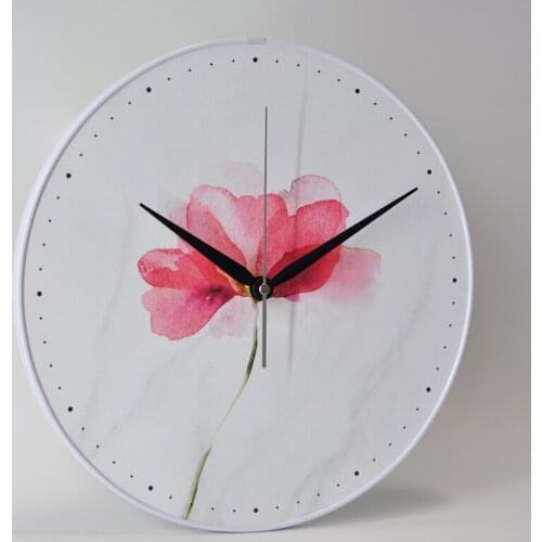 Simple Nordic Small Wall Clock Creative Modern Fashion Wall Clock Silent Wood Quartz Wandklok Living Room Decoration DJ60WC